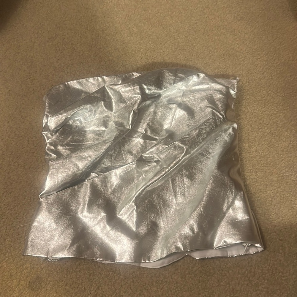 Metallic corset Zara